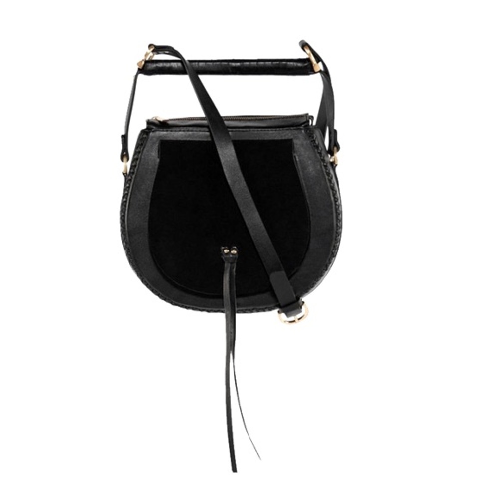 Sancia Babylon Bar Bag Modern Bohemian Luxe Whimsigoth Black Leather NEW